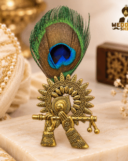 Peacock Feather Wedding Brooch for Safa & Coat