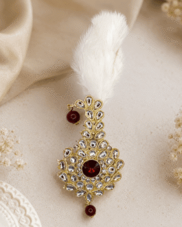 Rajwada Ruby Feather Kalgi