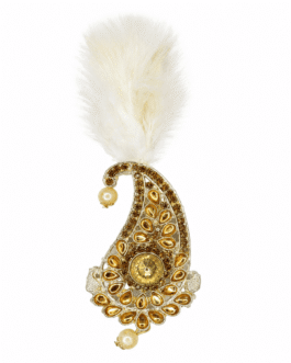 Royal Ivory Feather Kalgi