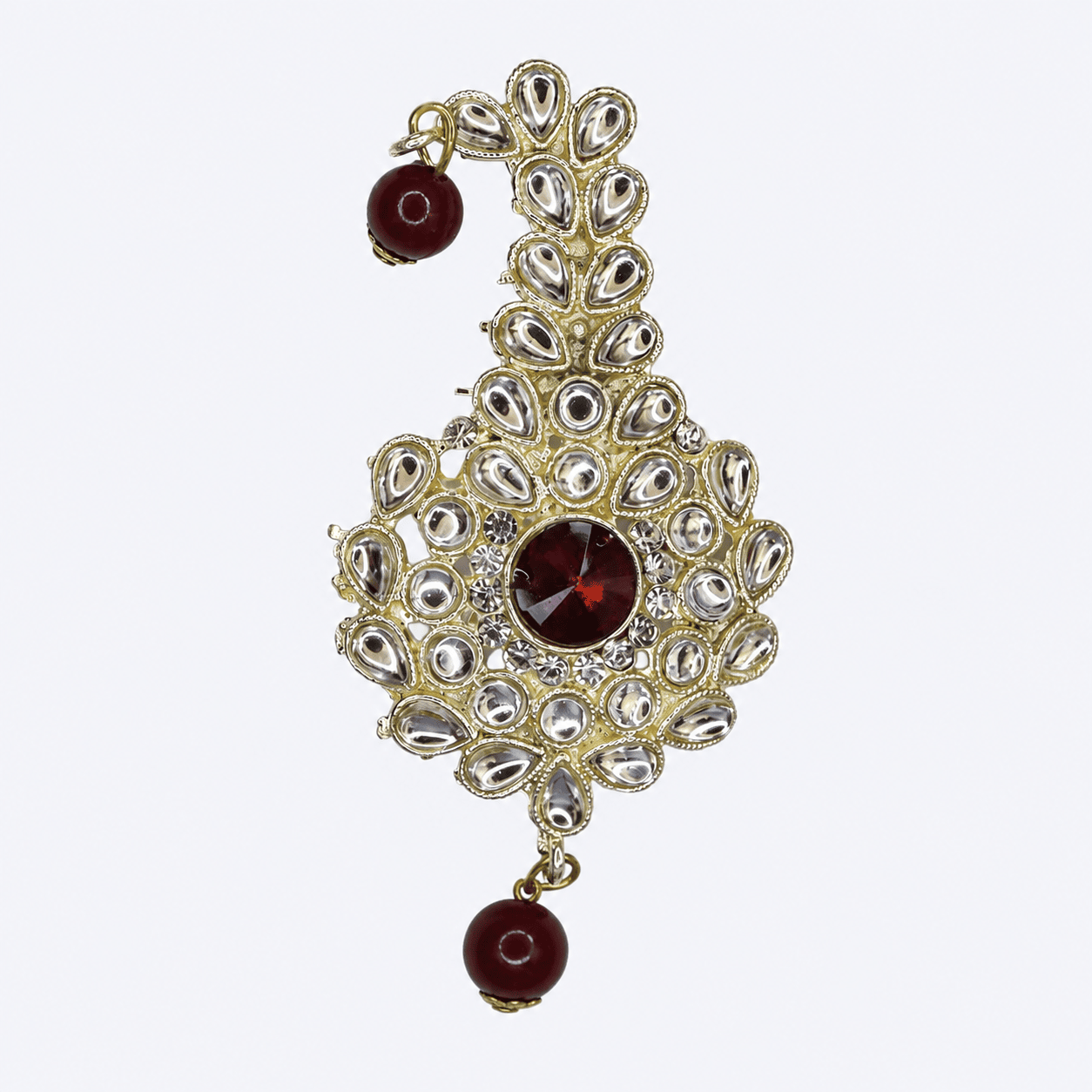 Rajwada Ruby Feather Kalgi - Image 3