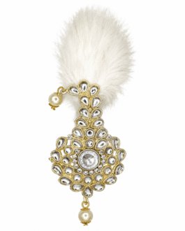 Rajsi Kundan Feather Kalgi
